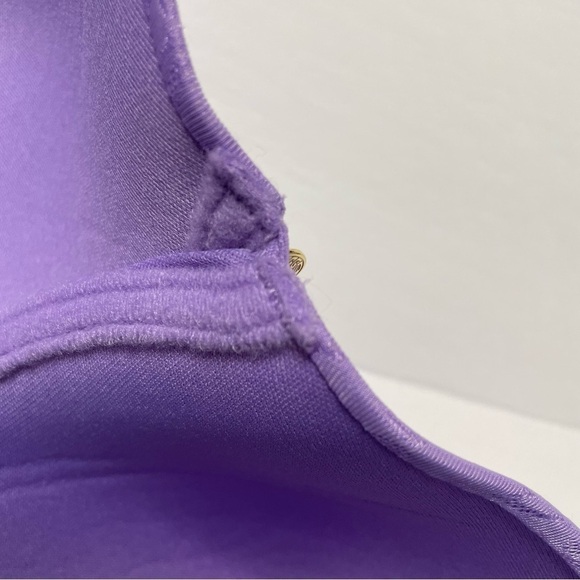 36D BRA Purple Natori 136059 Women Jacquard Contour Underwire Stretch Side 0263 - Picture 7 of 15